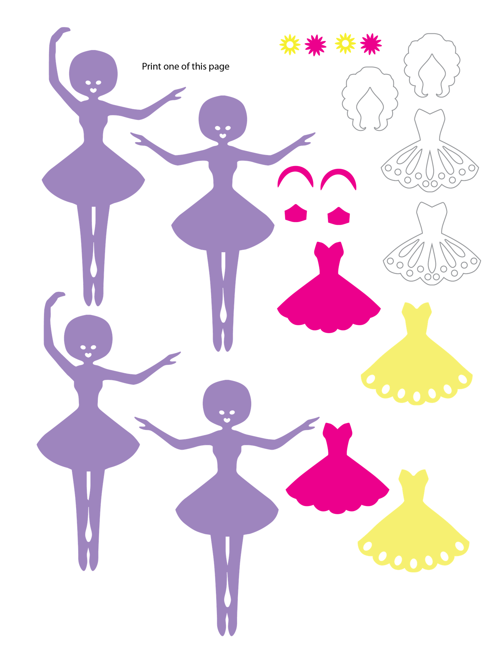 Sugarplum-Fairy-3D-Papercut-Template-19356202 - PNG sugarplum fairy - Imagen 3
