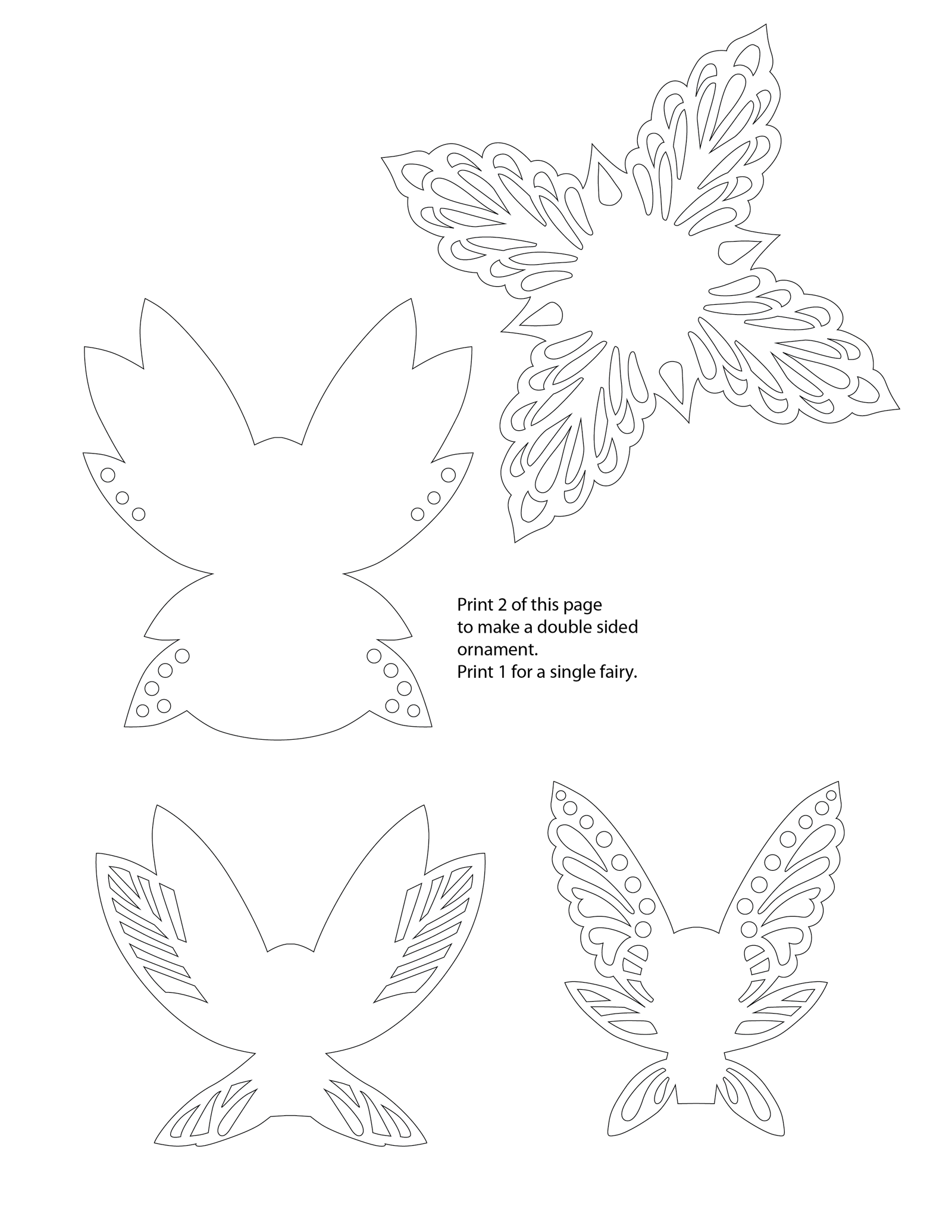 Sugarplum-Fairy-3D-Papercut-Template-19356202 - PNG sugarplum fairy - Imagen 5