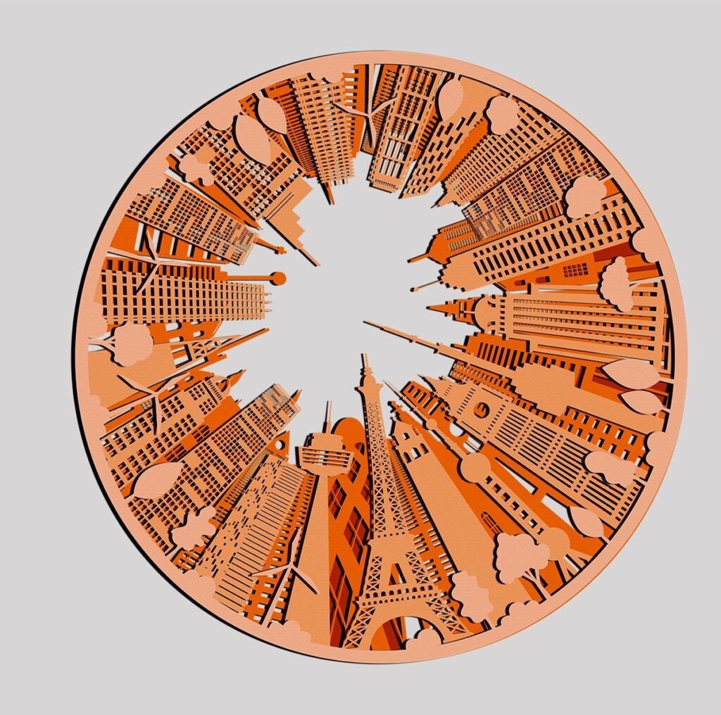 WORLD-Multilayer-Laser-Cut-File-16147148 - Files