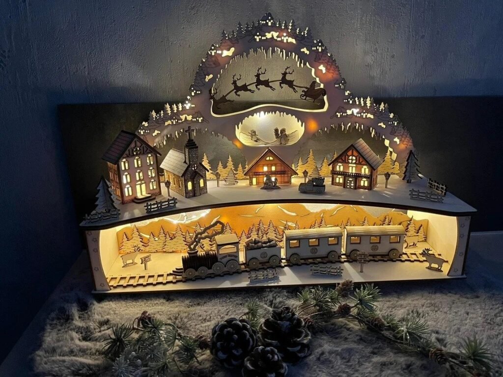 Arco de velas Christmas Town EATSY - Arco de velas Christmas Town EATSY