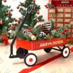 vagon rojo volador navidad