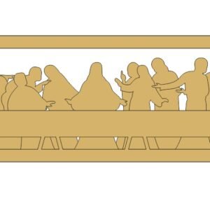 ULTIMA CENA EN CAPAS 3D