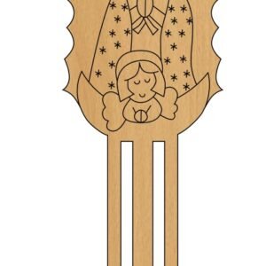 VIRGEN CLIP CON UN ANGELITO