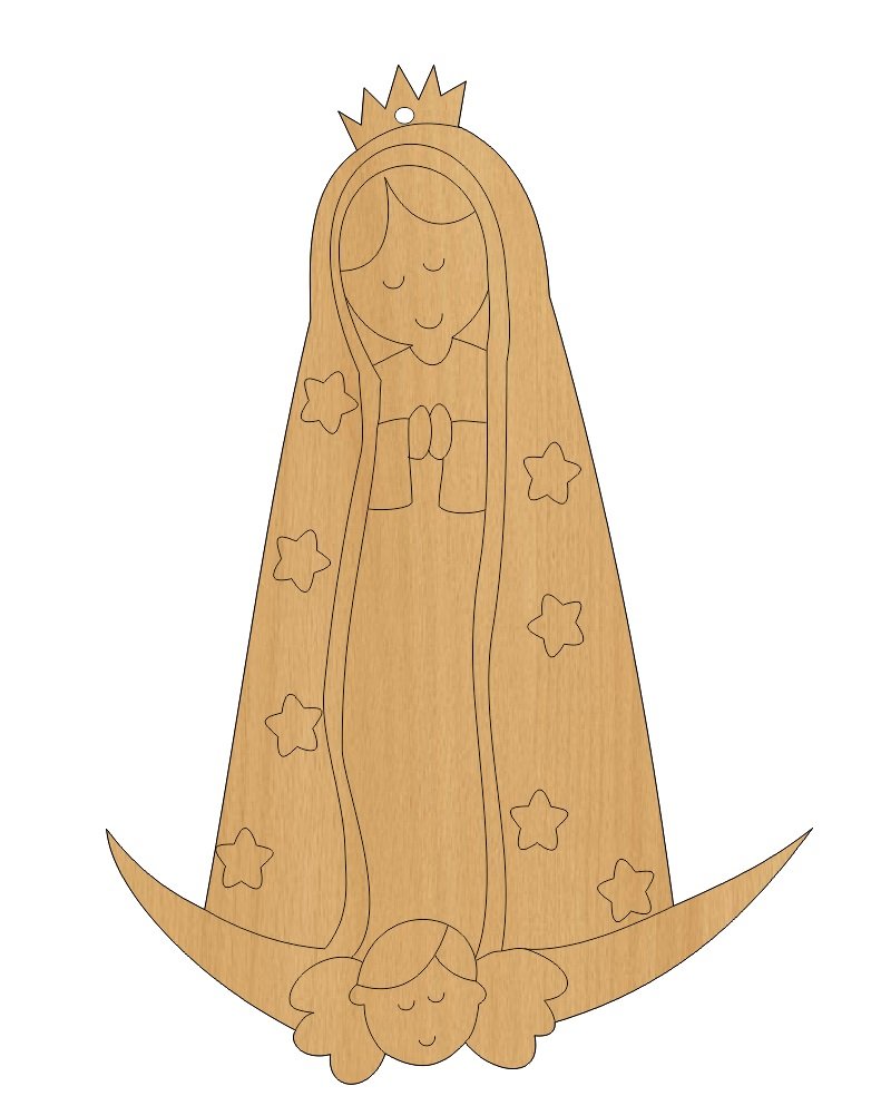 VIRGEN CON LUNA