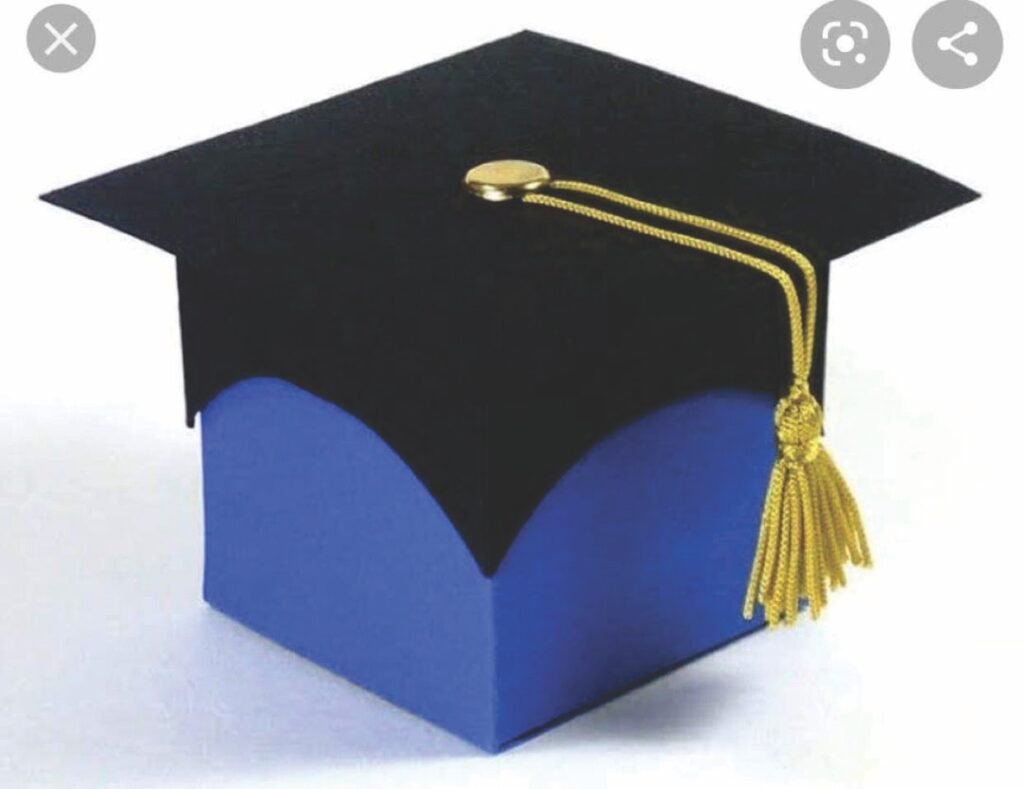 CAJA BIRRETE GRADUACION