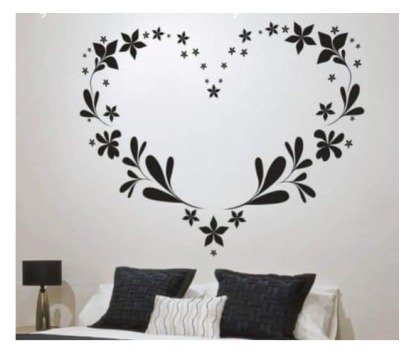 Corazón Floral para Pared