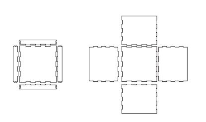 Caja 30x30x25 6mm espesor