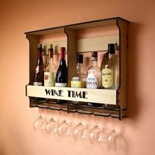 PORTA VINOS Y COPAS