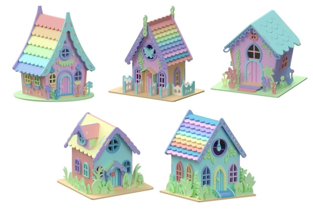 Casitas de hadas (Pack de 5 diseños)