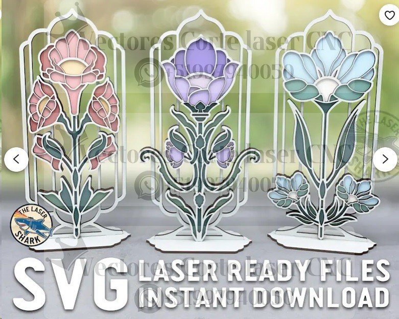 Art Deco Flores (Pack)