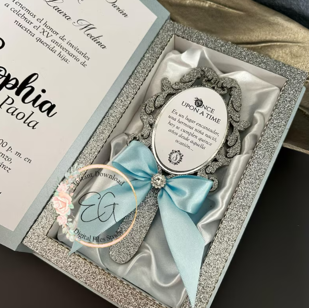 Invitación o Regalo con Espejo