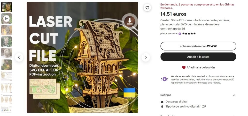 Miniatura Casa de Madera Contrachapada