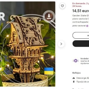 Miniatura Casa de Madera Contrachapada