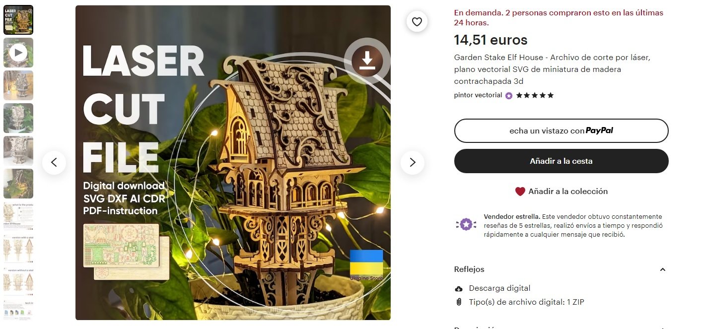 Miniatura Casa de Madera Contrachapada