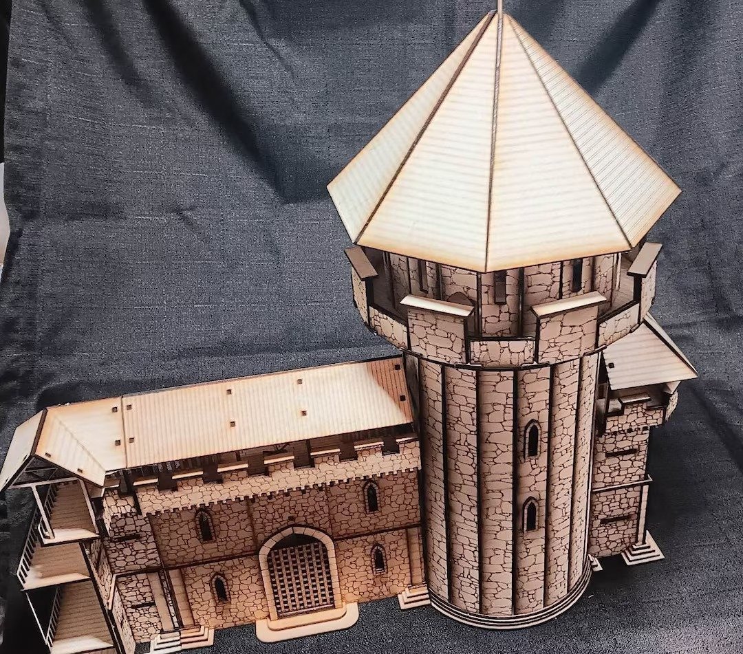 Miniatura Modular de Pared de Castillo