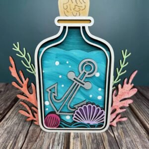 Paquete SVG de Botellas de Mar