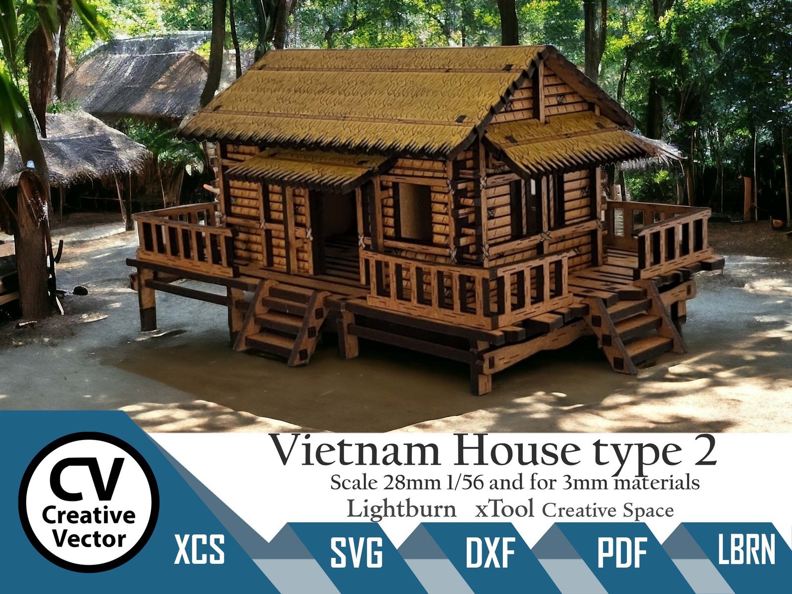 Casa de Vietnam Tipo 2 (Proyecto Láser)