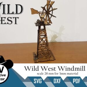 Molino de Viento del Salvaje Oeste