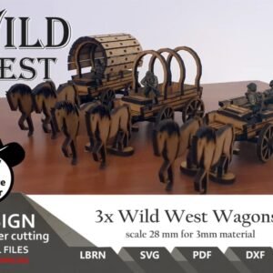 Viejos Vagones del Salvaje Oeste (Pack)